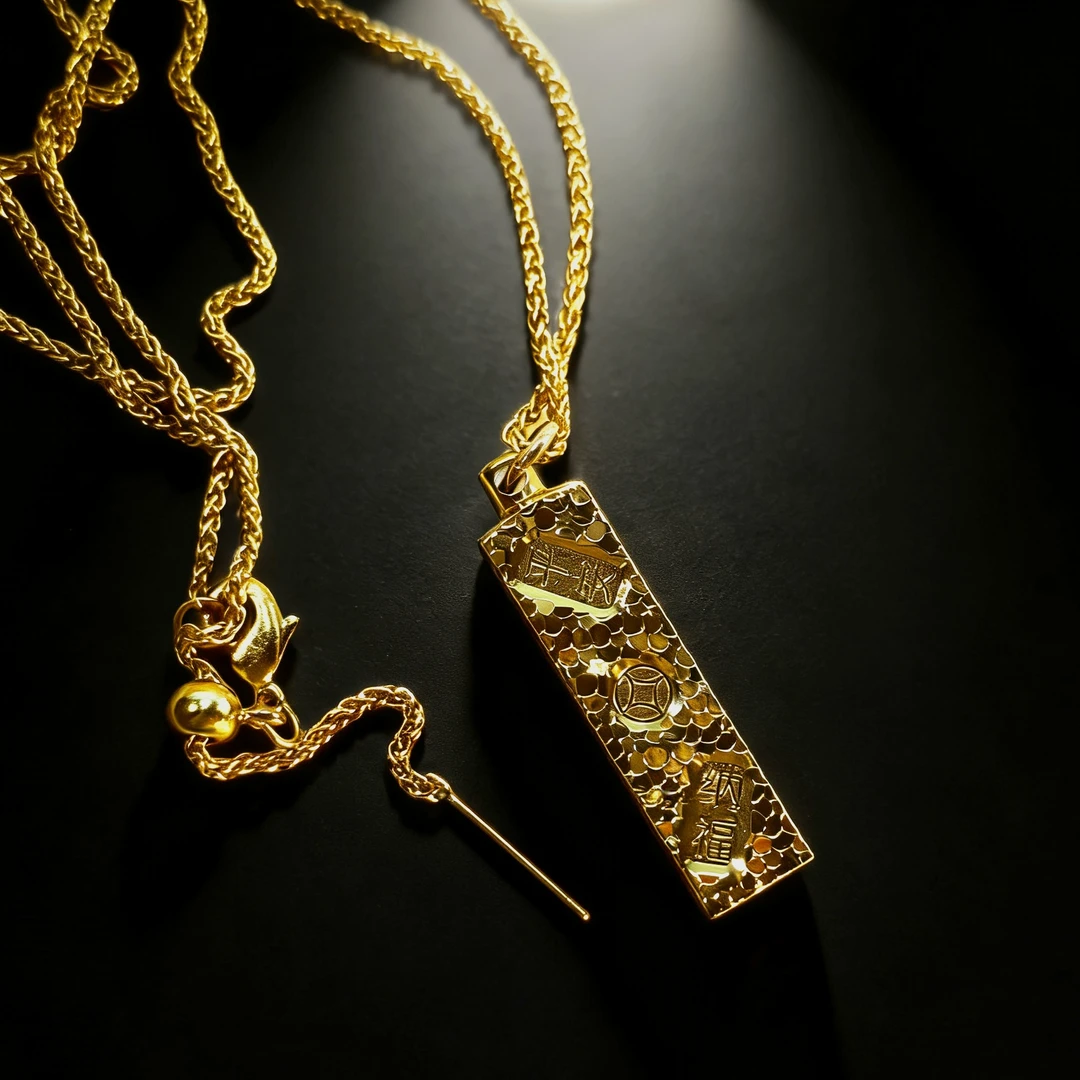 GY1206 百福碎银项链 多样性发其一