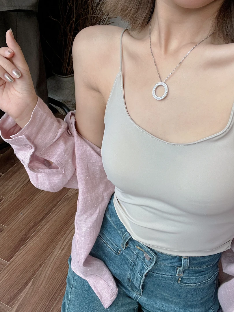 【WANG】必入美背｜简约风性感修身型吊带背心美背简约百搭WZX2266