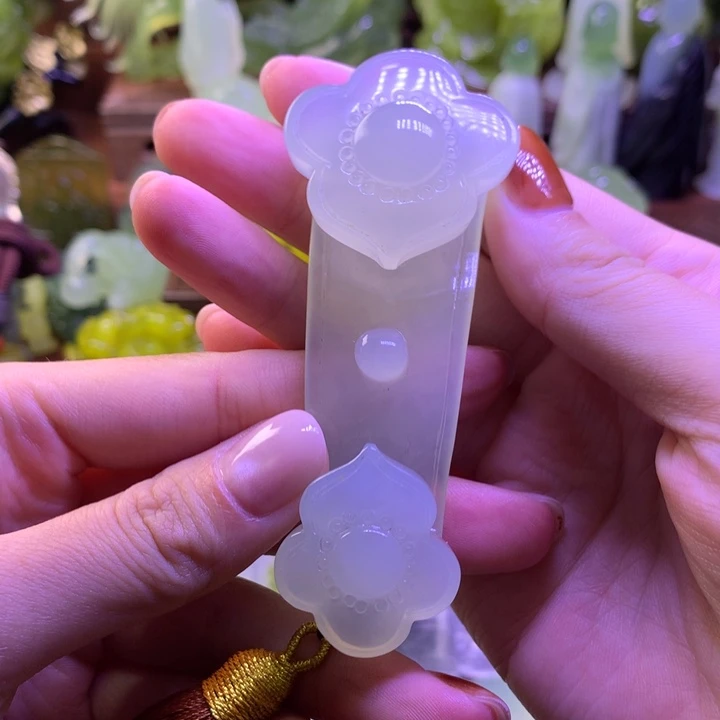 岫玉未镶嵌手把件