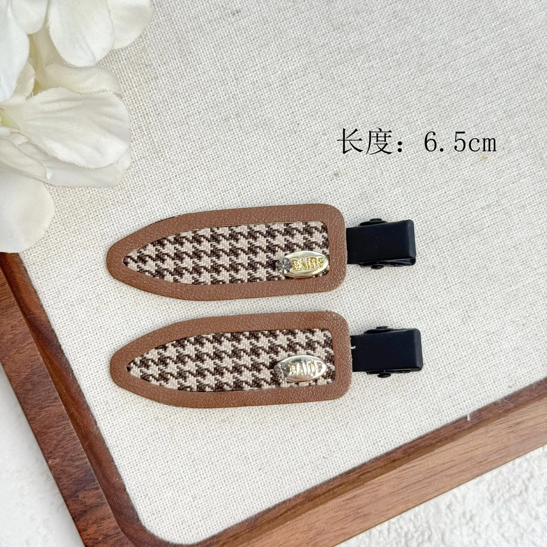 BAOSHATI/宝莎缇F-1332高级感无痕侧边鸭嘴夹