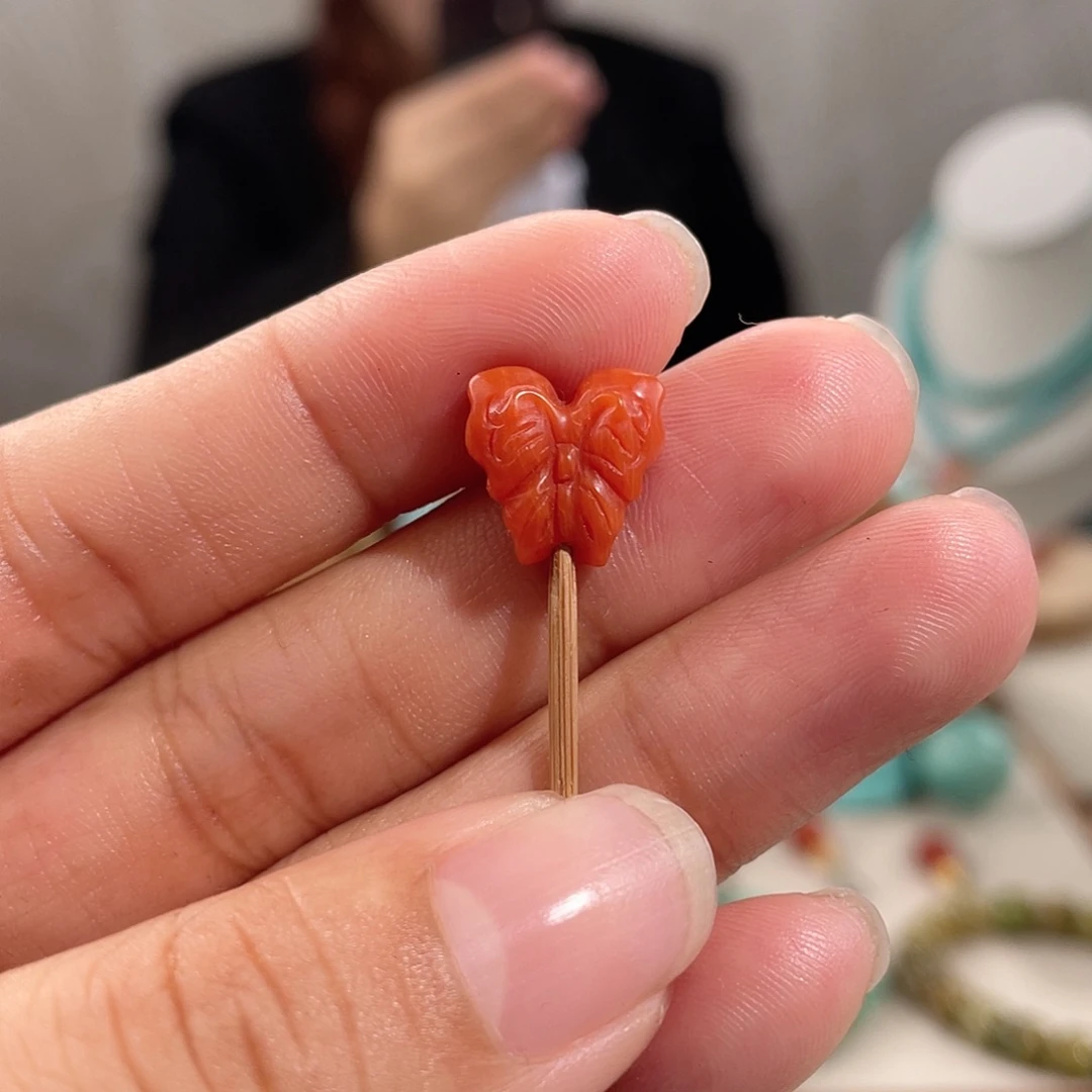 南红玛瑙未镶嵌花花