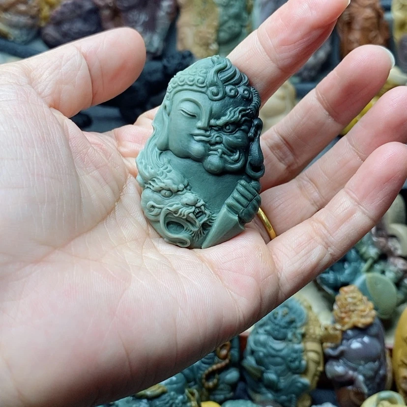 【闪购商品】定制石英质玉手把件未镶嵌