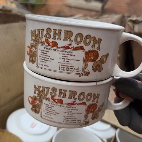 瓷片国营厂库存微瑕12厘米