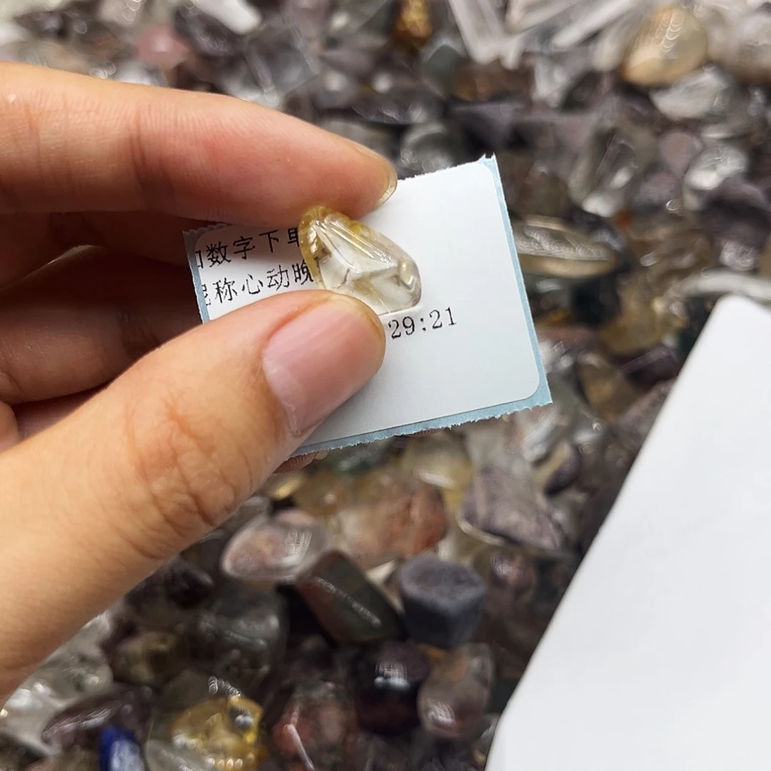 烟晶戒指银S925镶嵌心****.