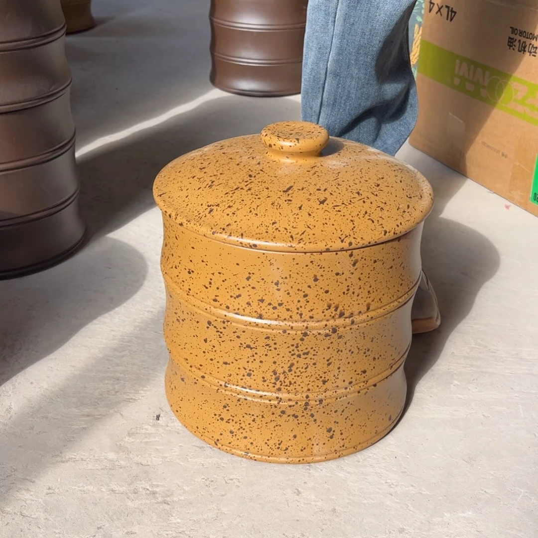 紫砂茶叶罐8 饼茶叶罐