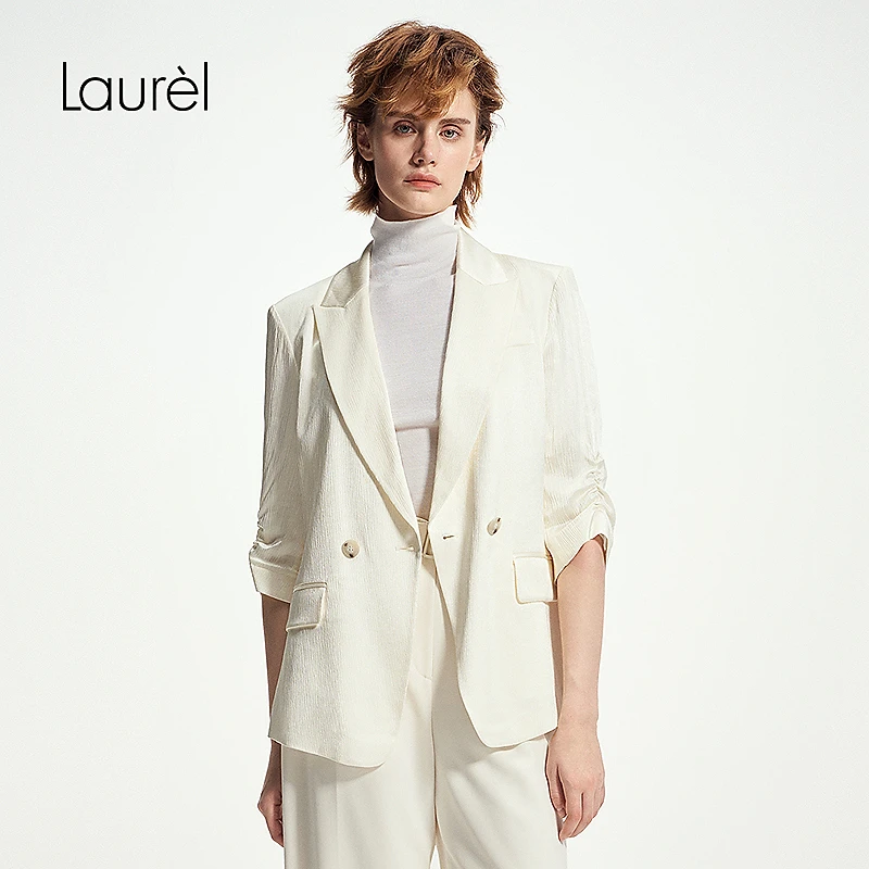 【粉丝专享】Laurel肌理感七分袖西装女LWD343T04200