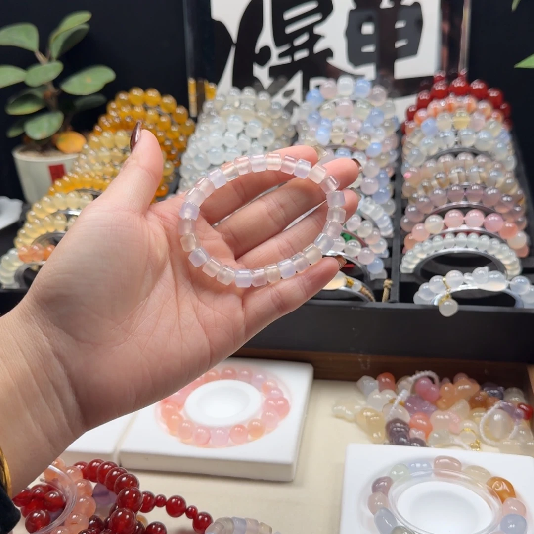 玛瑙/玉髓未镶嵌手链