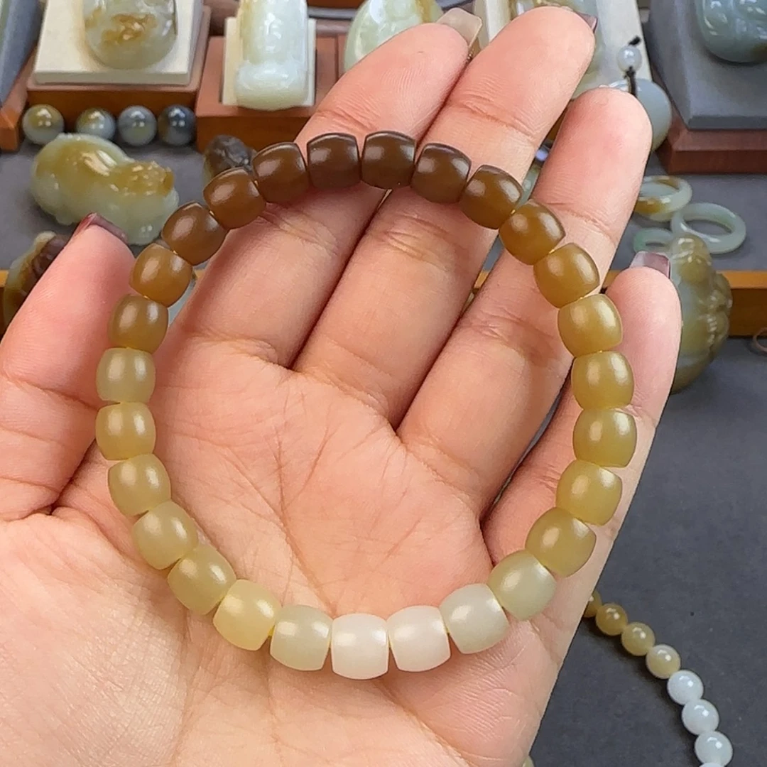 【闪购商品】和田玉手串未镶嵌小*哥