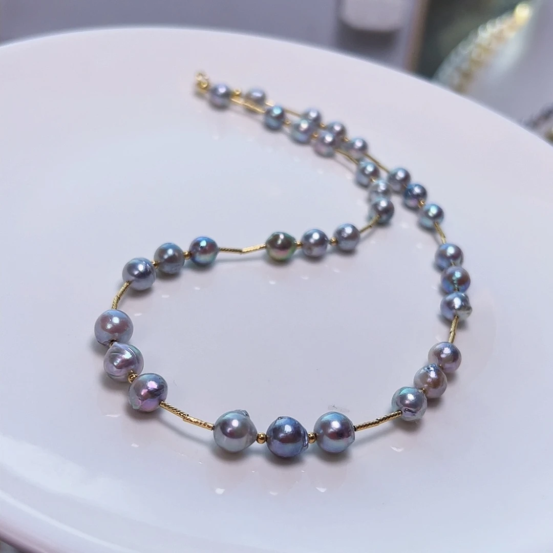 海水珍珠颈饰18K金镶嵌