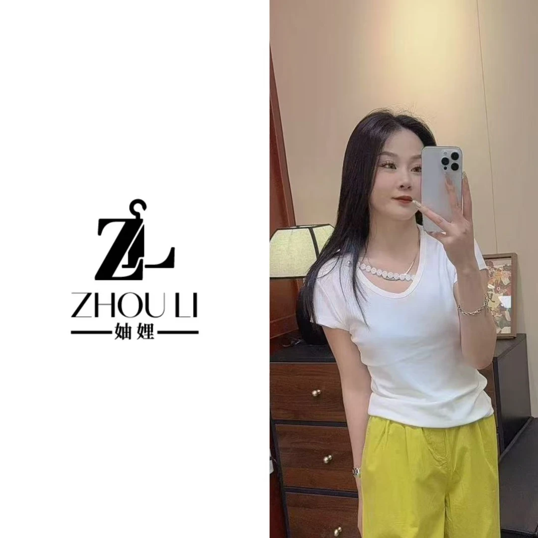 妯娌甄选【小清新～】新款夏季重工小心机百搭百搭T恤