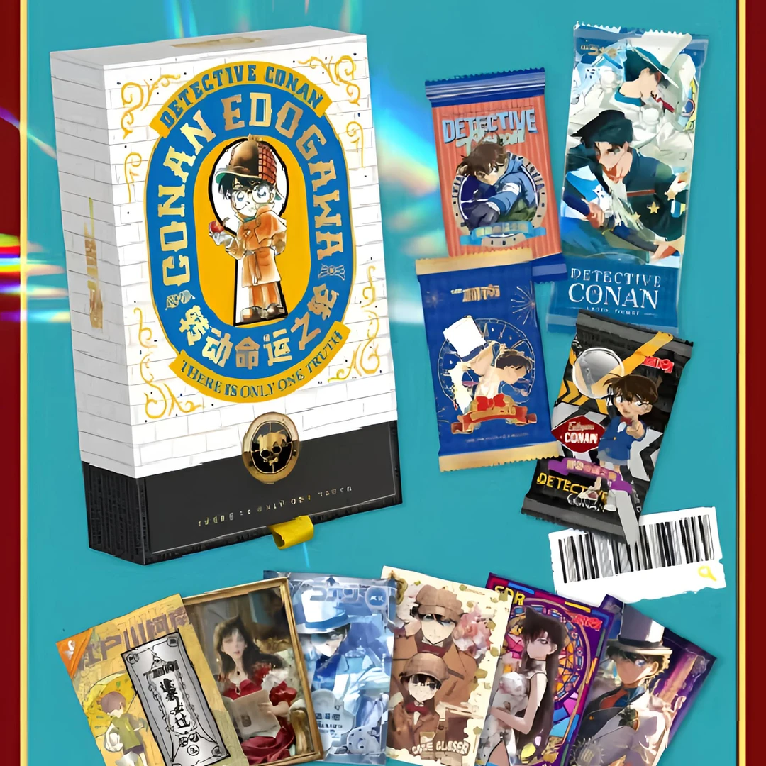 【拆盒】卡巴戈柯南第一弹《转动命运之轮》 收藏卡牌 盲盒