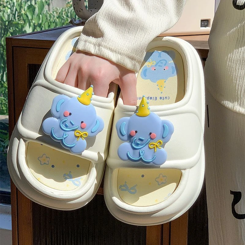 卡通可爱拖鞋夏季女款EVA超软居家外穿防滑不臭ins百搭爆款凉拖鞋