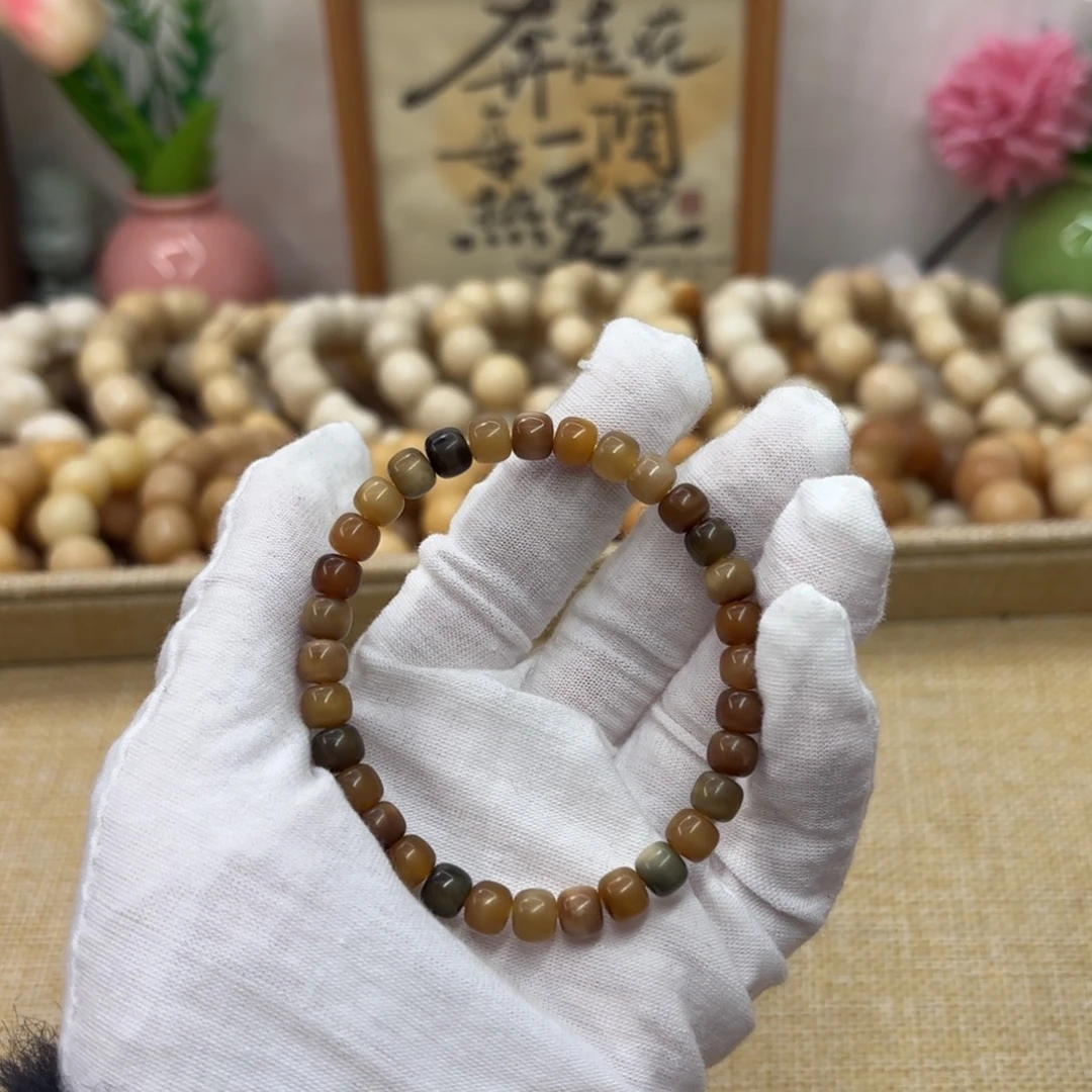 吊坠菩提根/象牙果7玉化龙脊孔道一般266