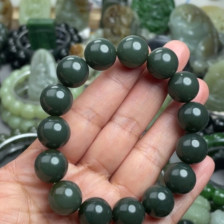 和田玉未镶嵌手串