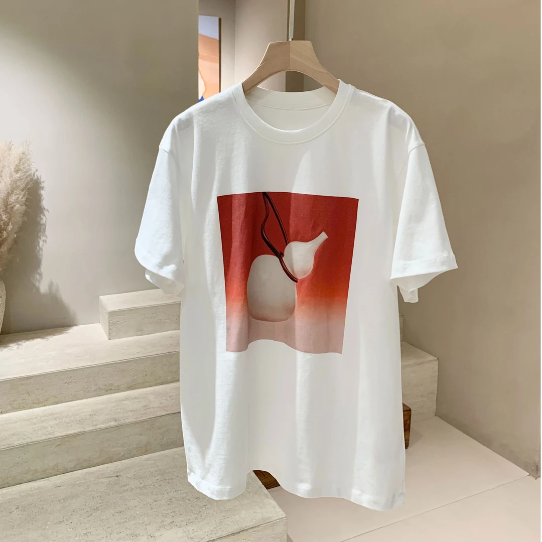 新中式葫芦印花纯棉短袖T恤