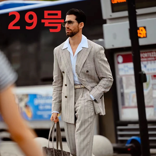 29号 秋季新款男装品质时尚休闲百搭男士直筒牛仔裤【85525】