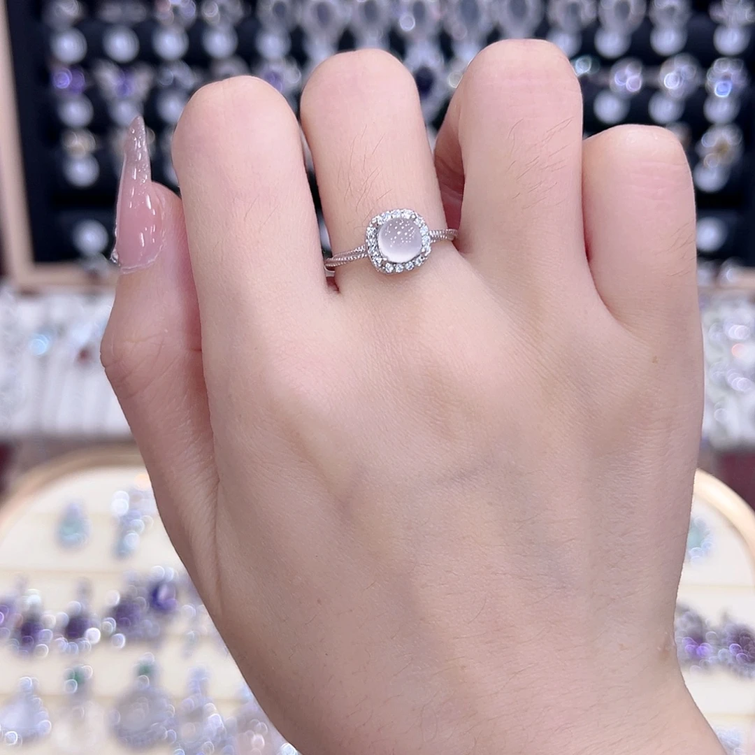 银S925镶嵌颈饰水晶