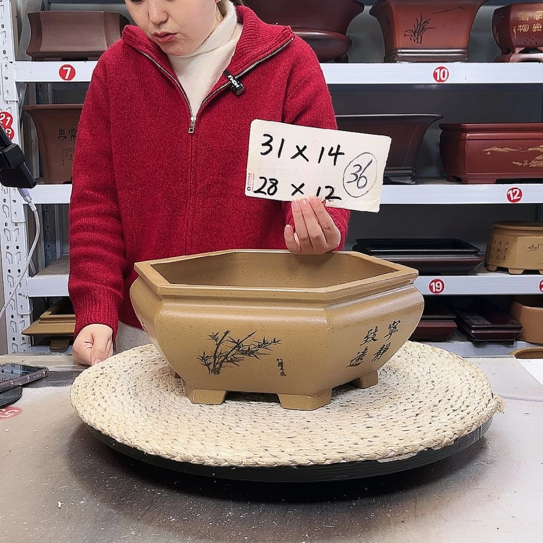 紫砂花盆紫砂花盆