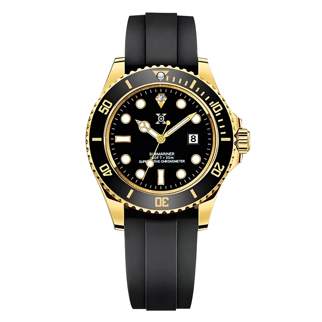 XO腕表金游艇系列时尚男士防水橡胶表带男表XO-1770