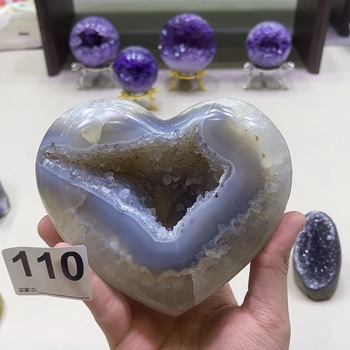 紫晶摆件未镶嵌摆件110