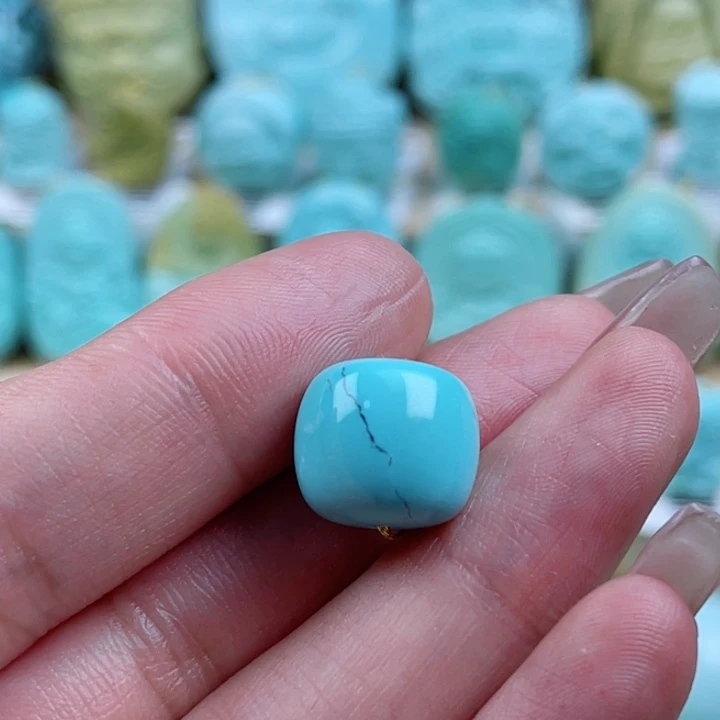 绿松石未镶嵌珠宝奇石13mm