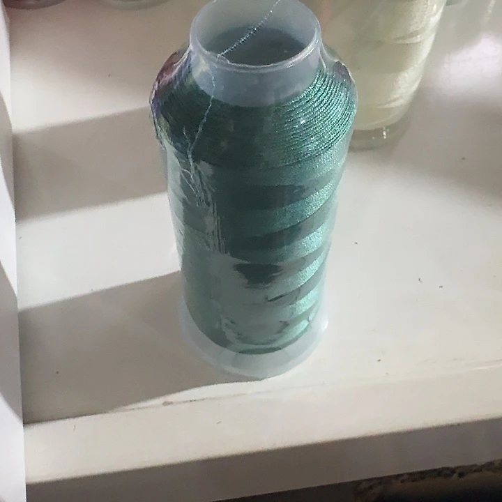 安***人棉秋香绿流苏一卷