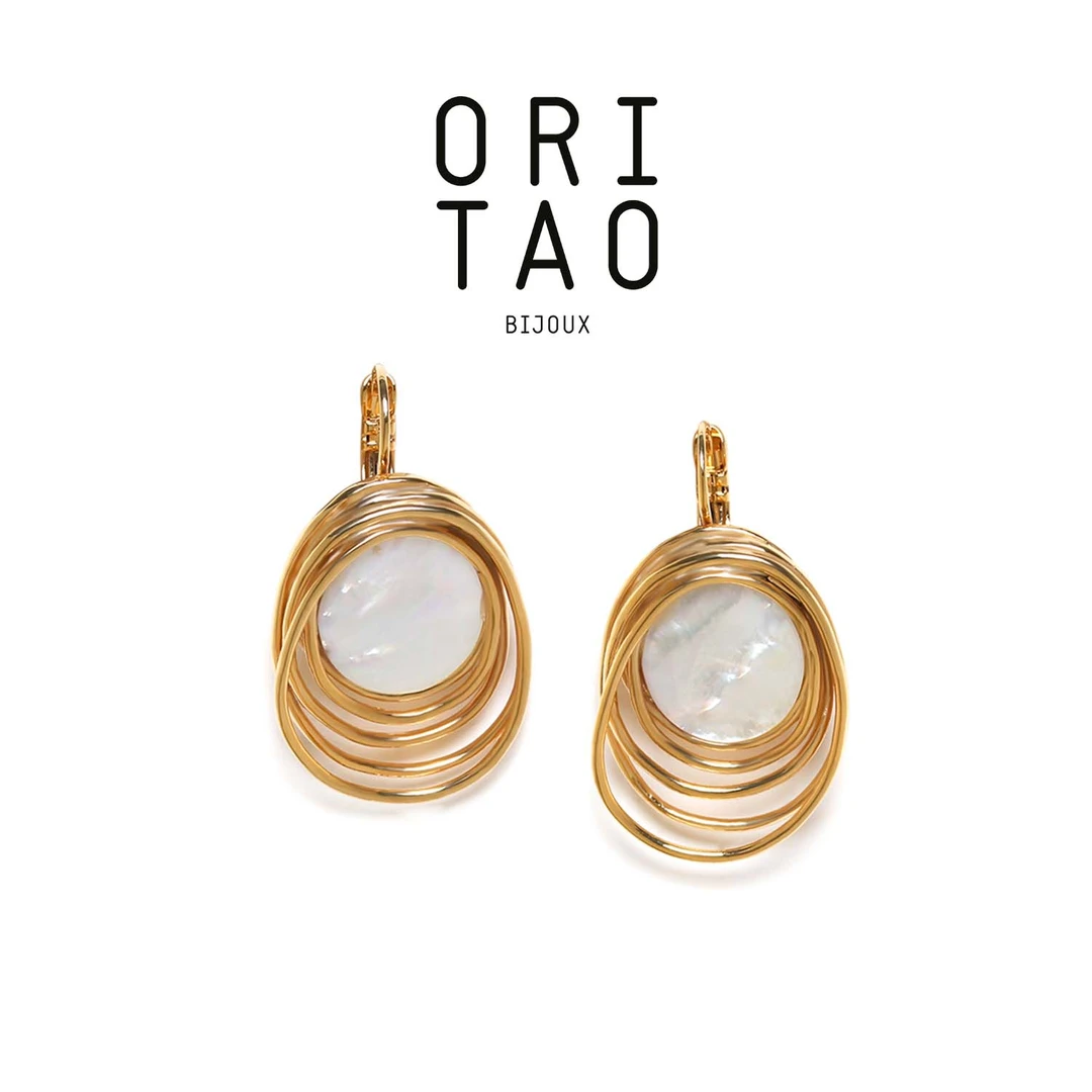 合金耳饰 法国品牌ORI TAO 飓风系列 轻奢时尚精致气质高档耳饰