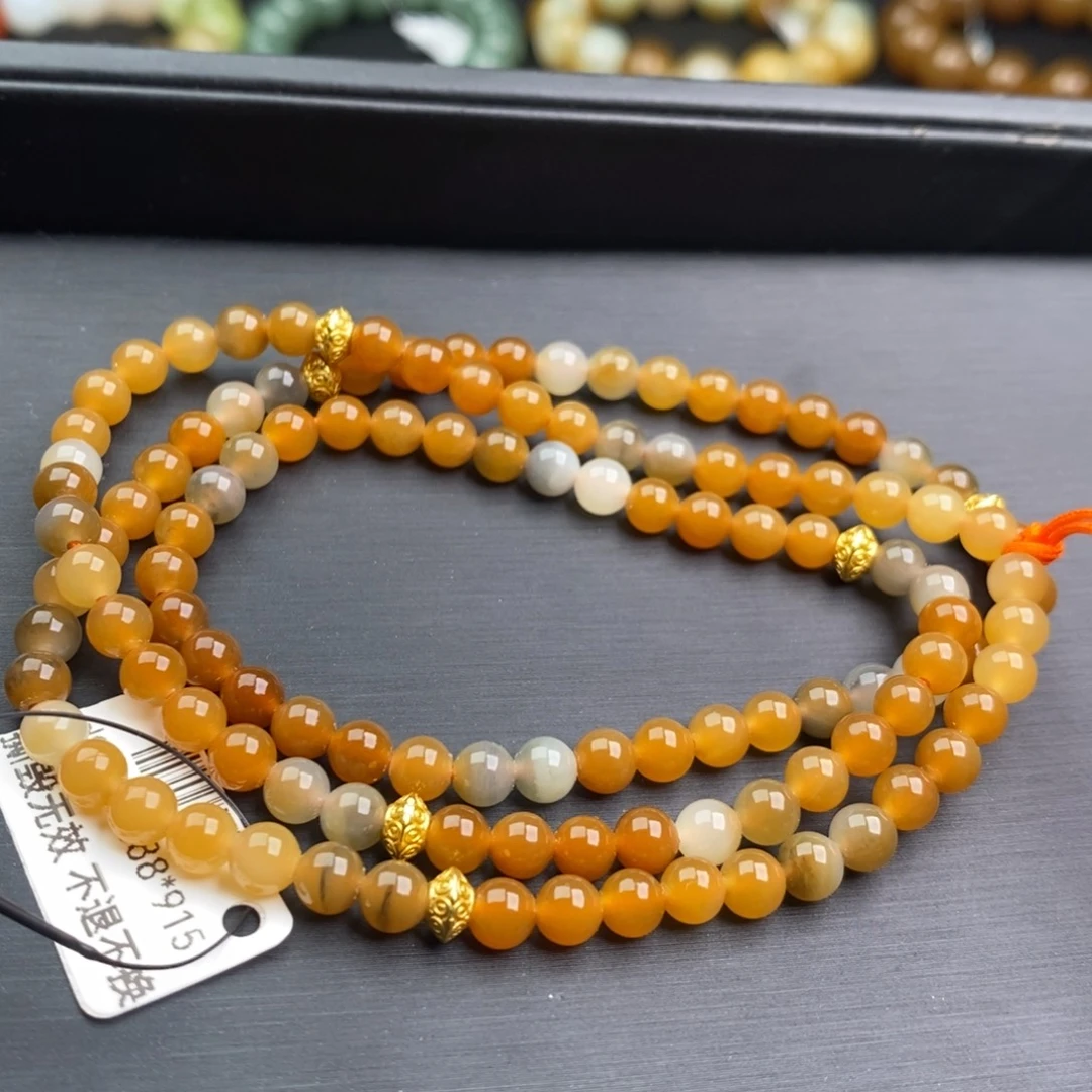 和田玉未镶嵌手串