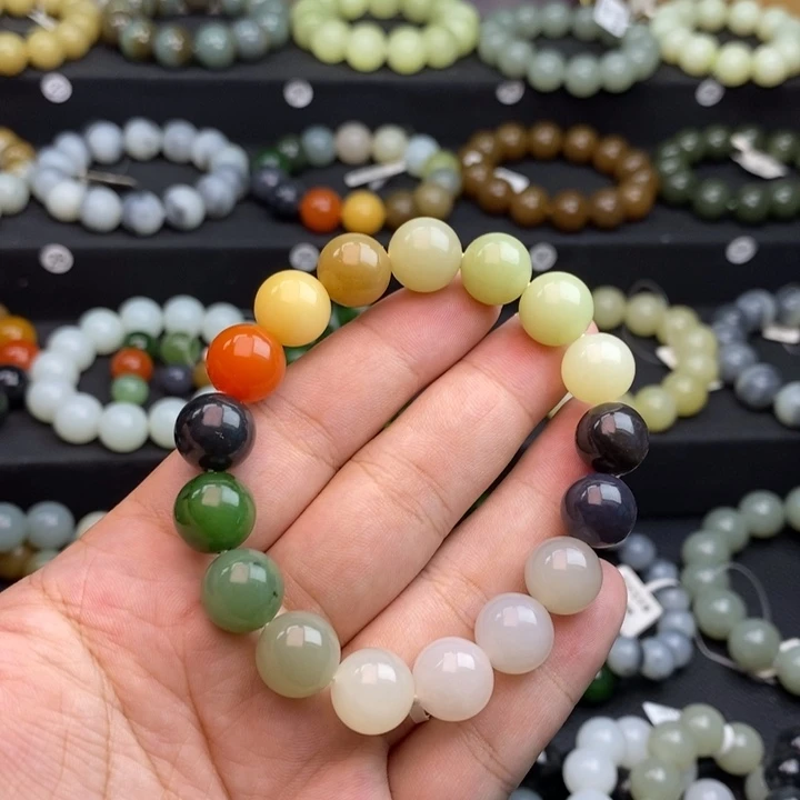 手串未镶嵌和田玉Q多宝卡12