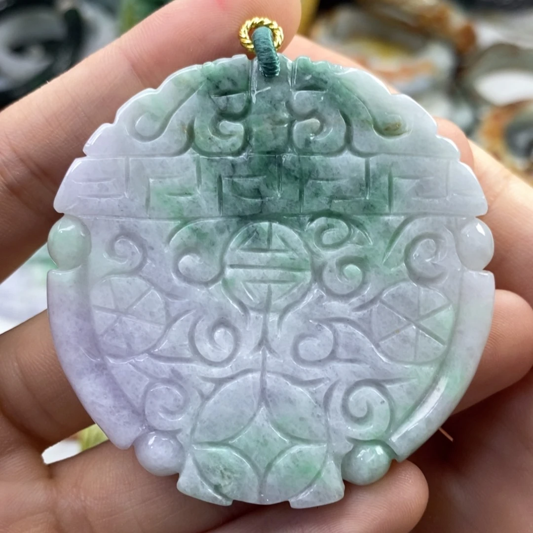翡翠未镶嵌颈饰吊坠