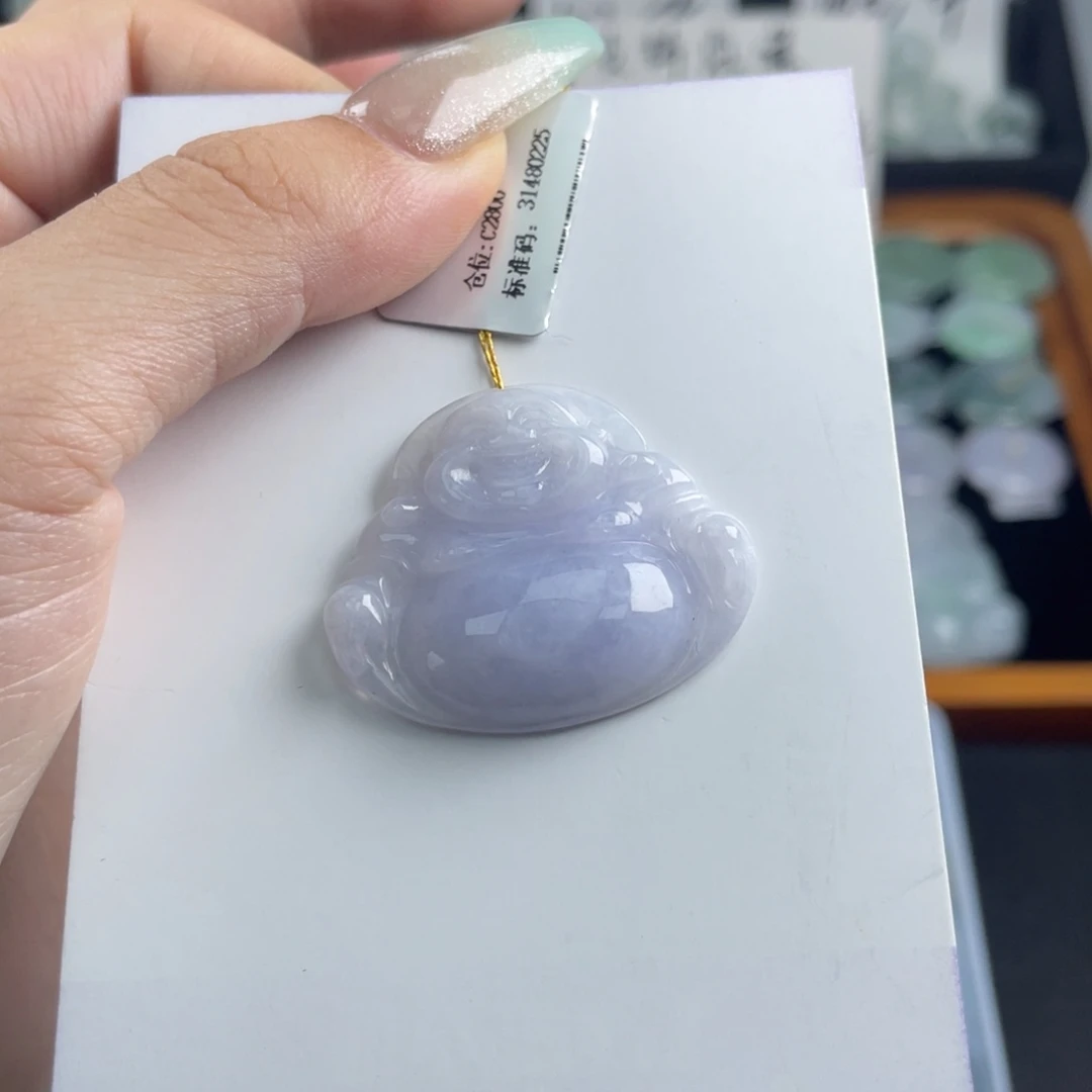 颈饰未镶嵌翡翠佛公