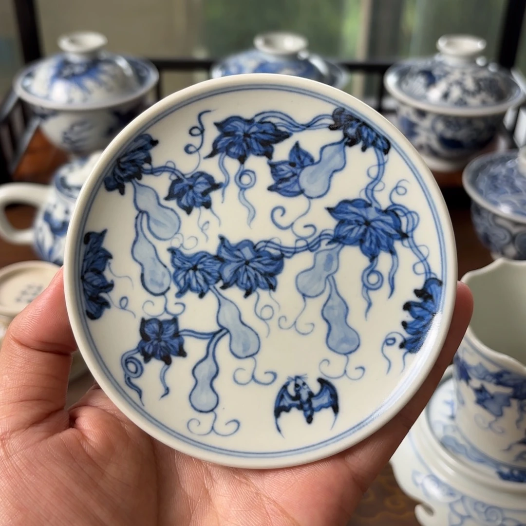 摆件景德镇手绘茶器