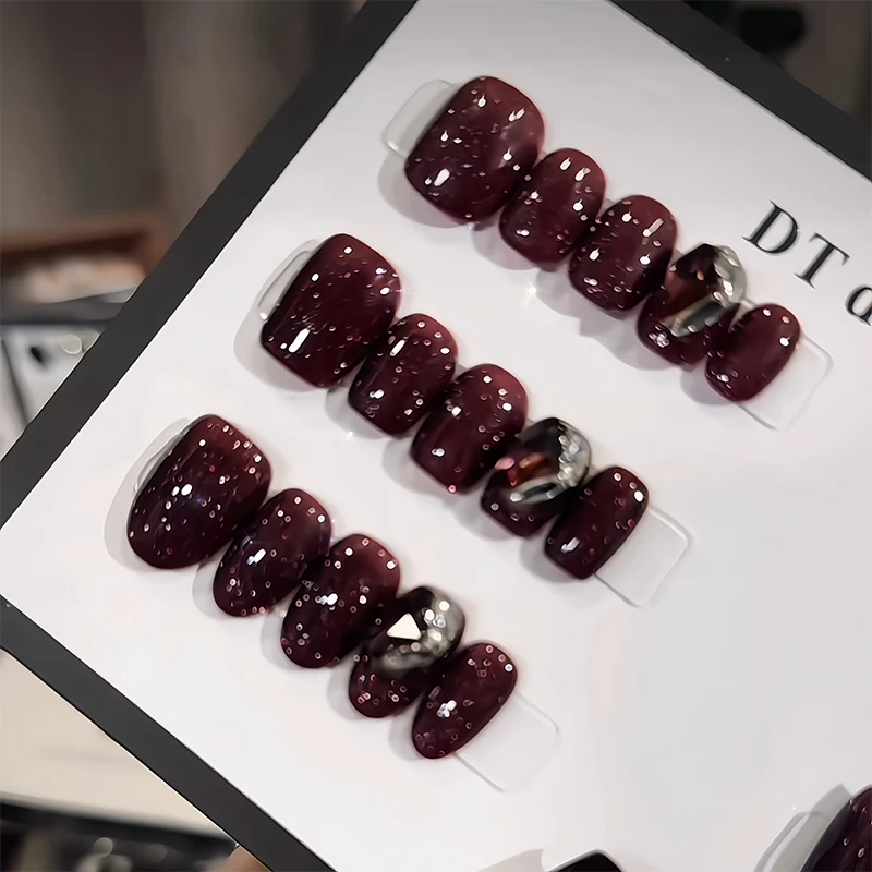 【干枯玫瑰】DT原创设计师纯手工穿戴甲美甲