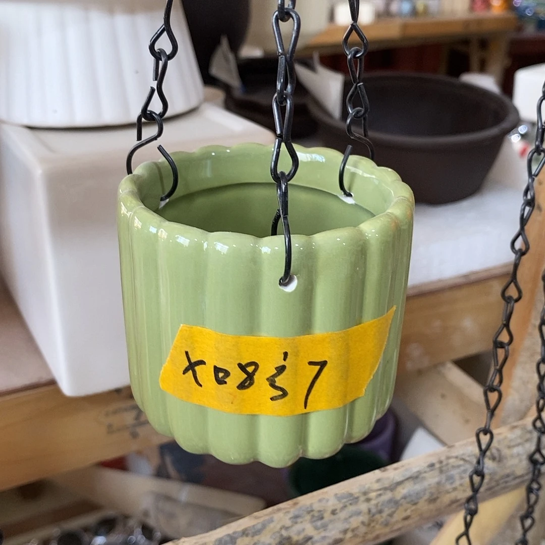 陶摆件陶盆有孔 瑕疵介意勿拍