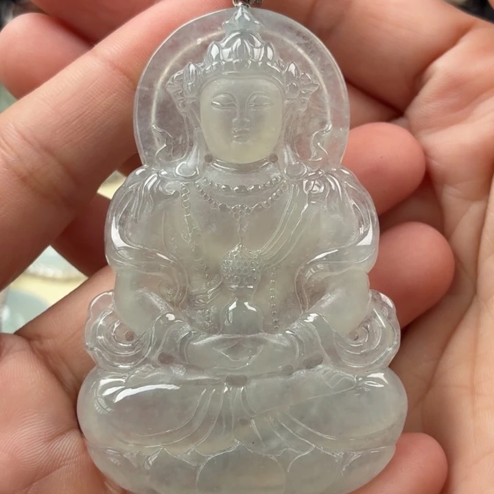 翡翠未镶嵌颈饰天然翡翠a货