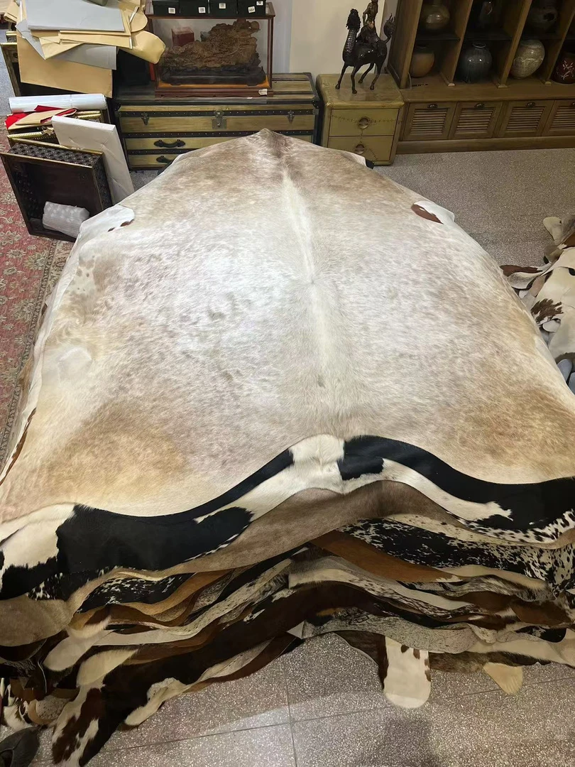 【本尼家】L162 215*195专拍牛皮地毯