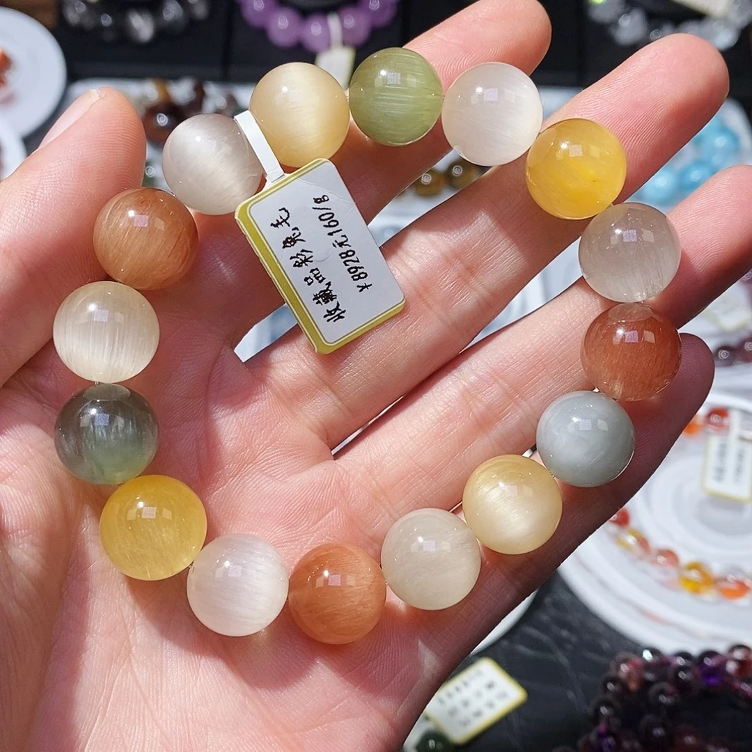 水晶手串未镶嵌手串13.8