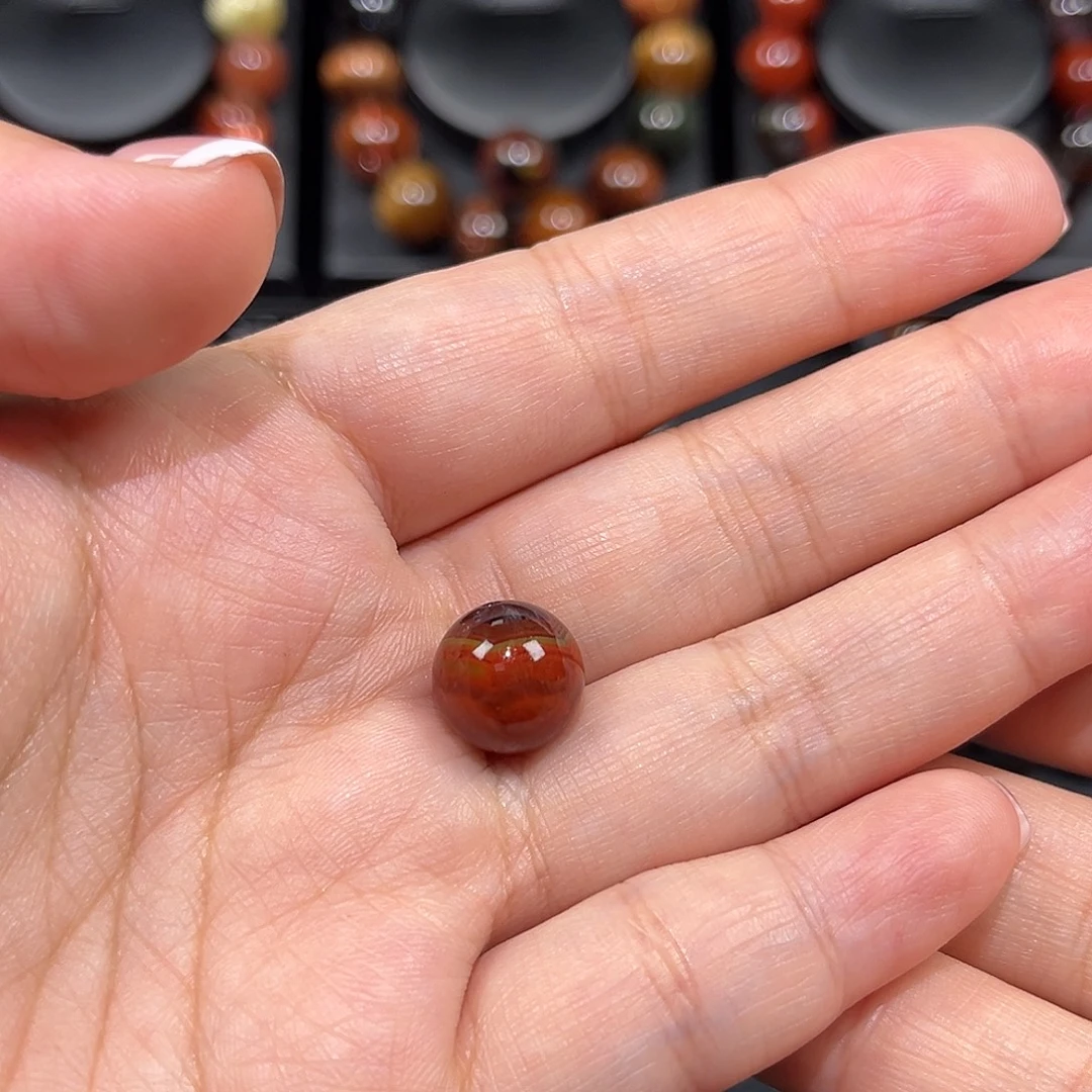 用***0未镶嵌珠宝半成品水晶极光单珠A12.3