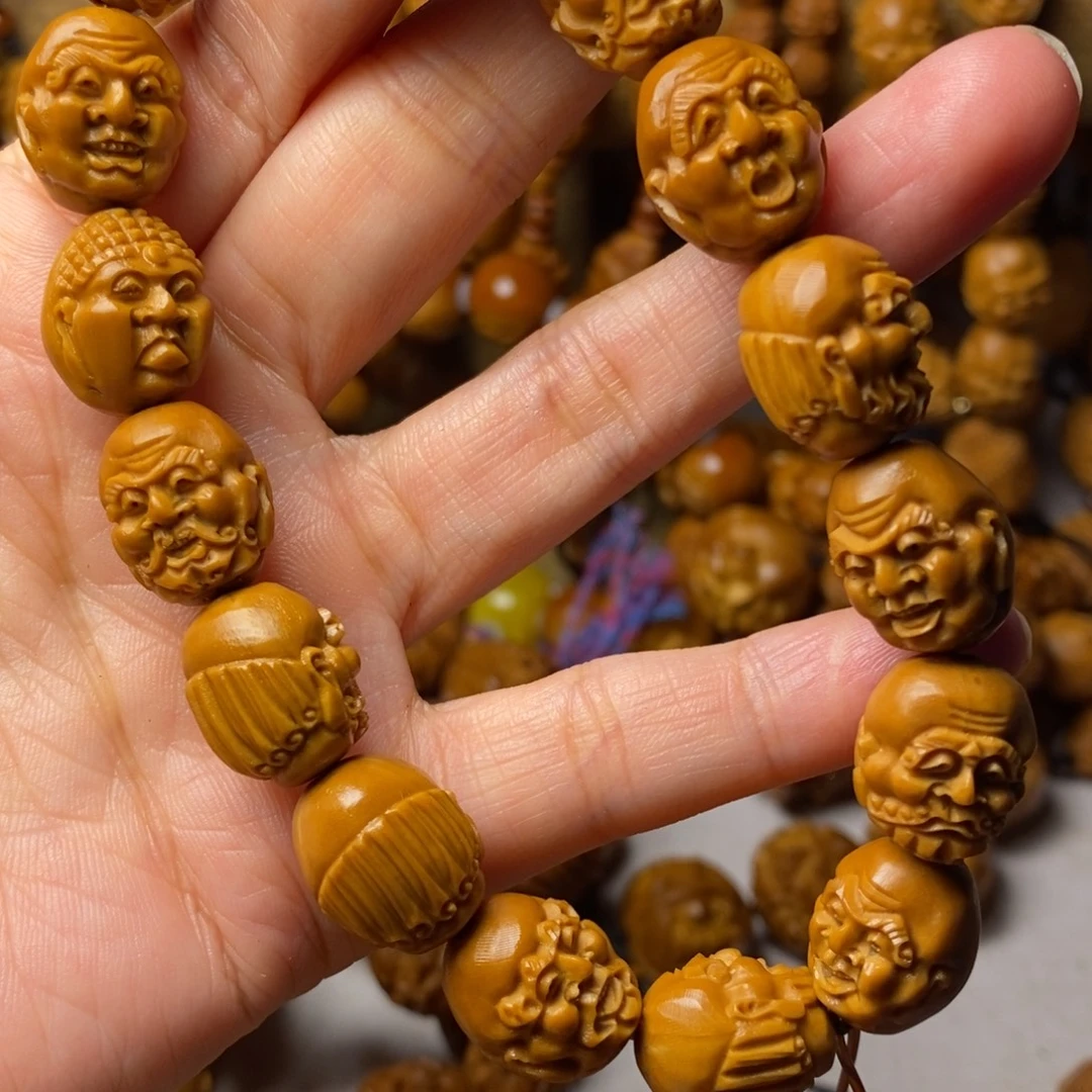 绿***家手串/手链橄榄核小罗汉精品