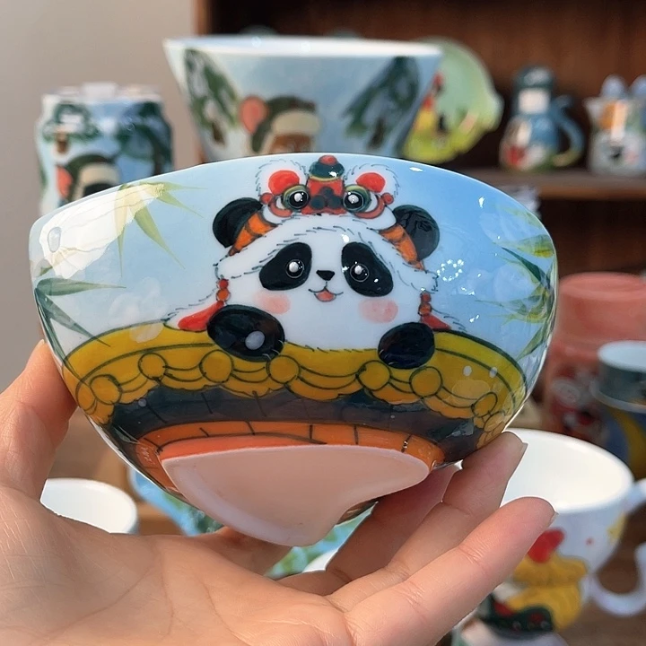 陶景德镇釉下手绘陶瓷