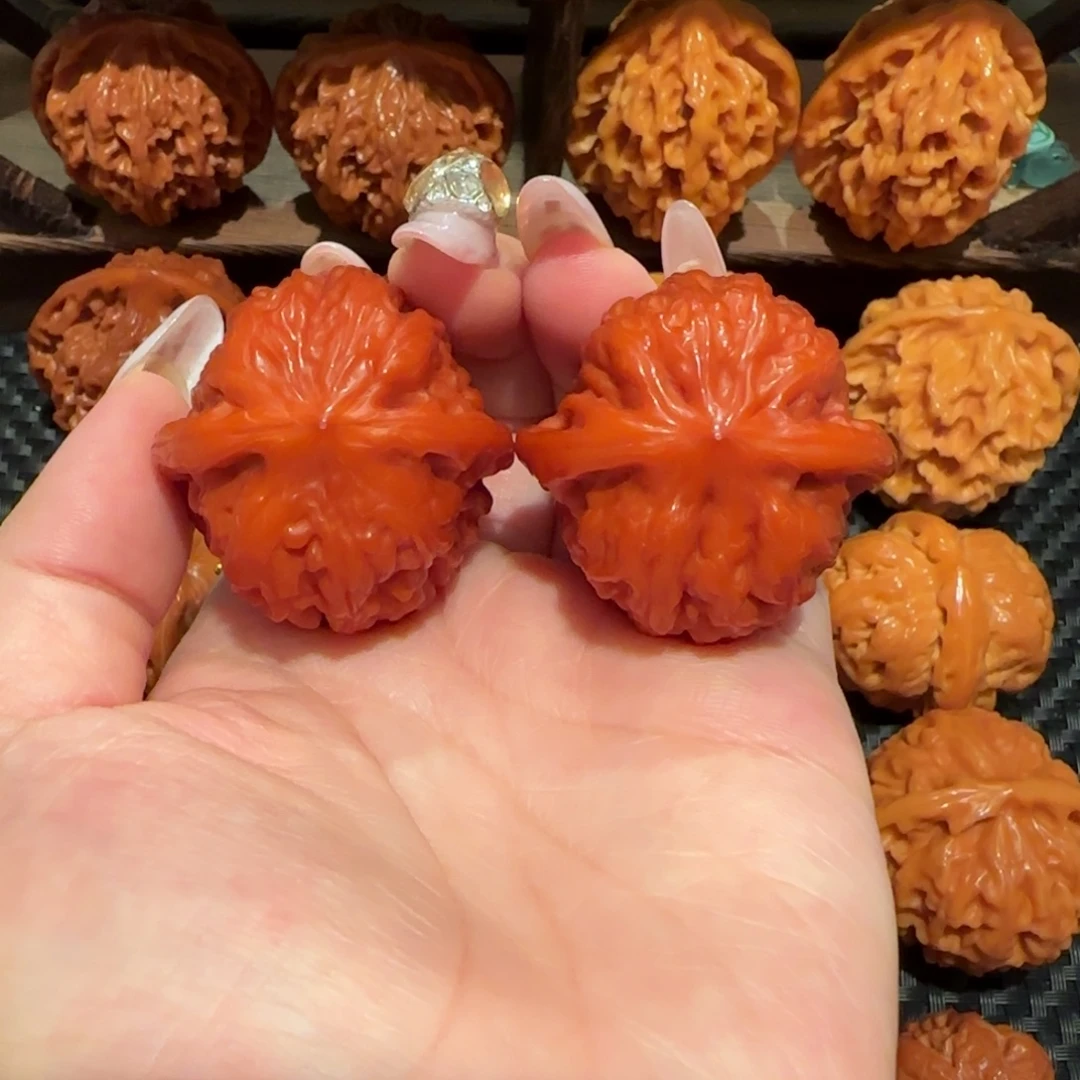 吊坠文玩核桃玉化平谷聚宝盆38精品1537