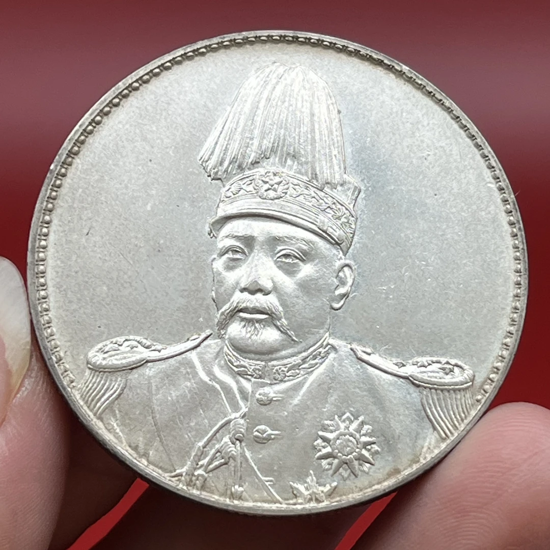 传世高压力高帽共和文创复古真银工艺品