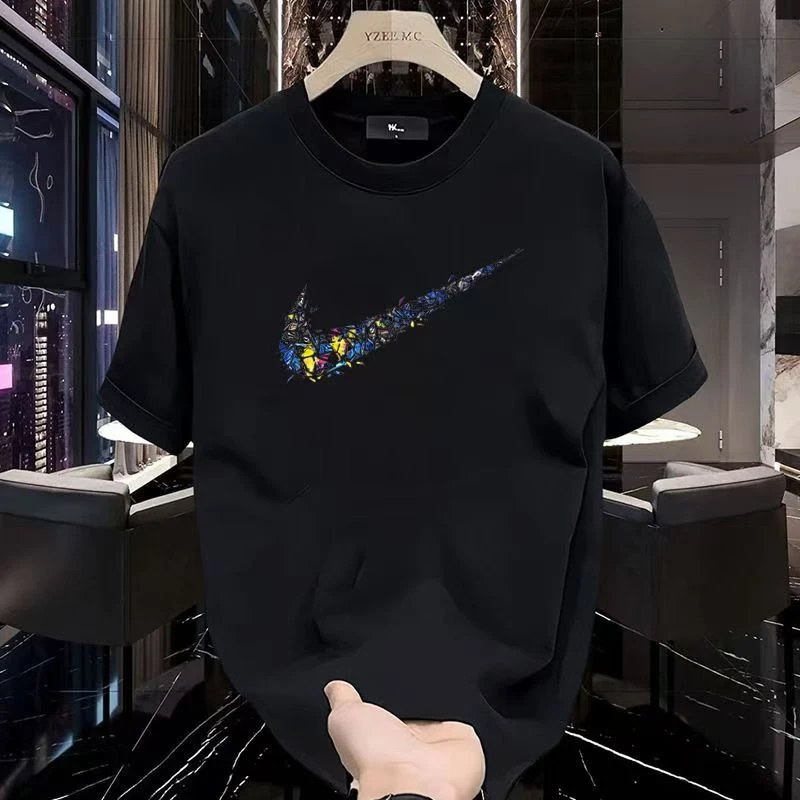 一折专区丨奥莱正品丨夏季纯棉短袖T恤情侣宽松上衣半袖潮流体恤