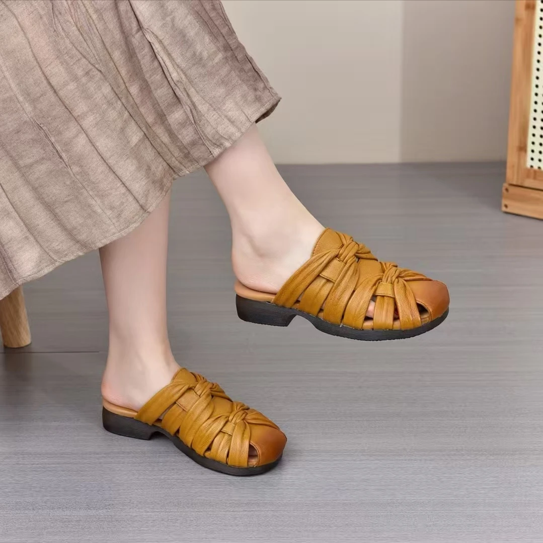 新款复古风柔软舒适百搭休闲女鞋252-2