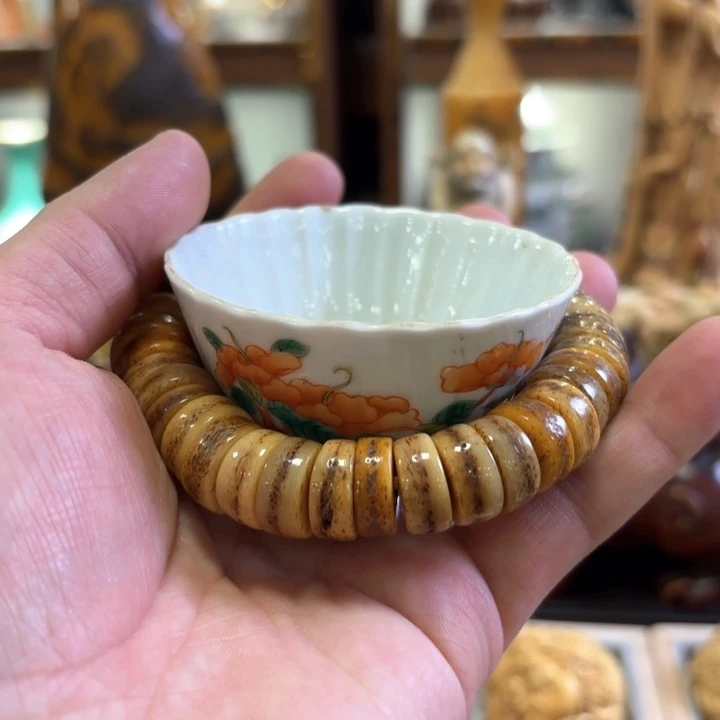 瓷片逍****子精致雕刻工艺等