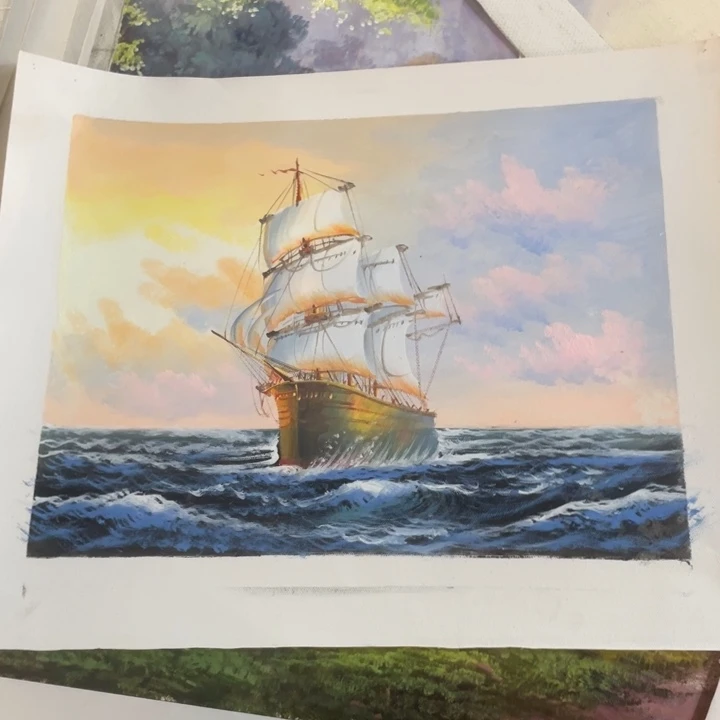 油画油画作品入选3040
