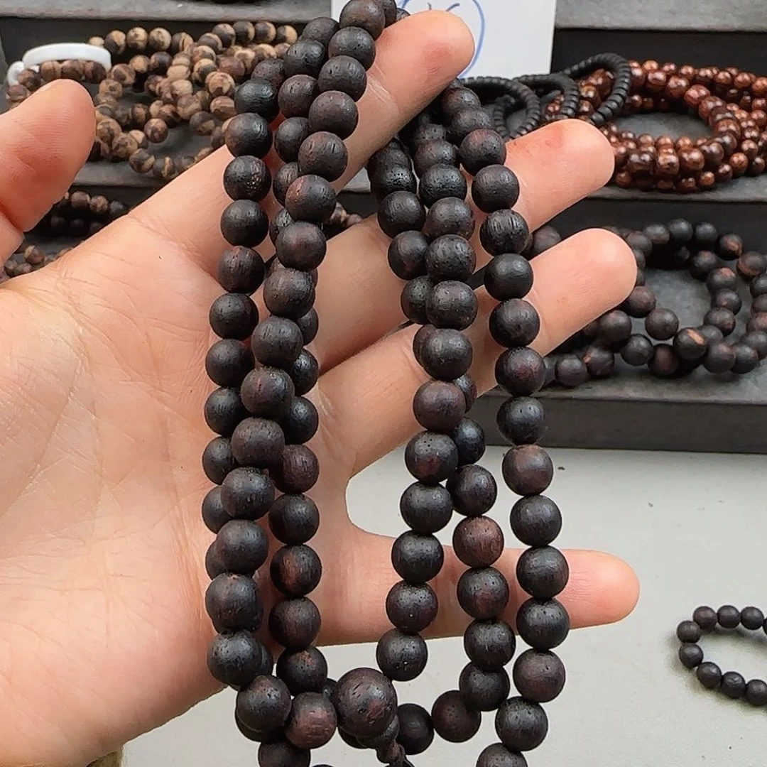 降真香手串/手链0.8×108德乃料糖结软结