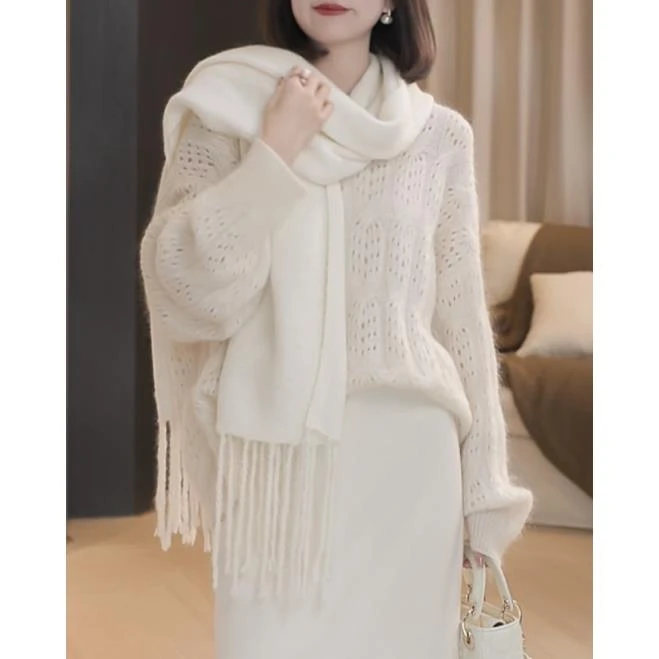 YANQI【暖冬2.0】秋冬精致纹理时尚百搭毛衣YQ0029