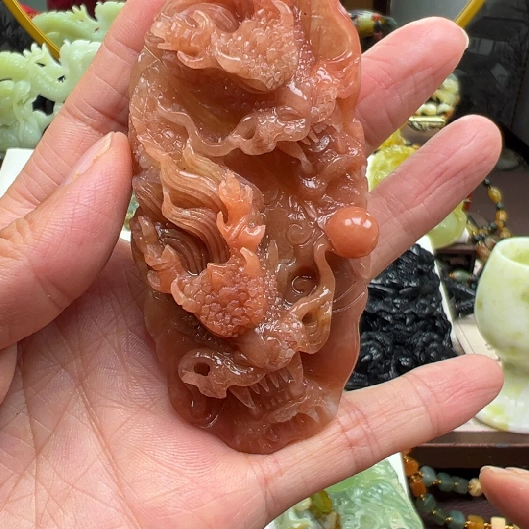 岫玉未镶嵌挂件挂件