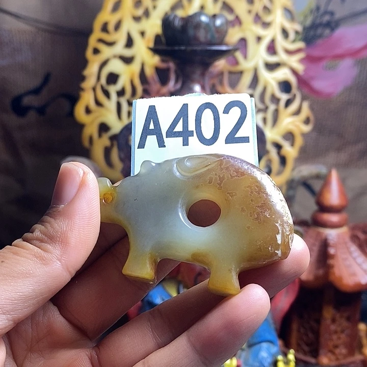 玛瑙/玉髓合金挂件